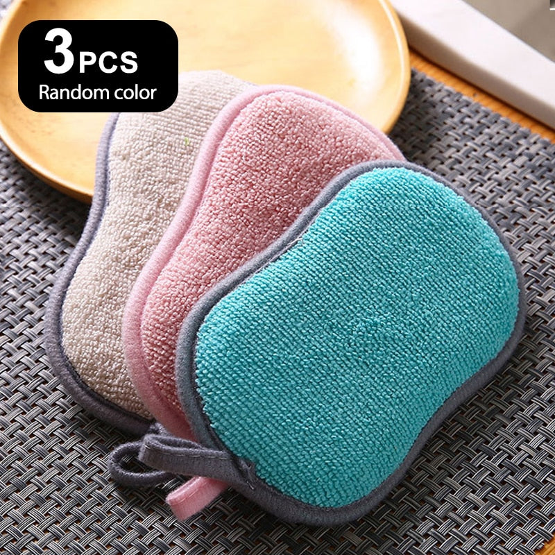 Double Sided Kitchen Cleaning Magic Sponge
