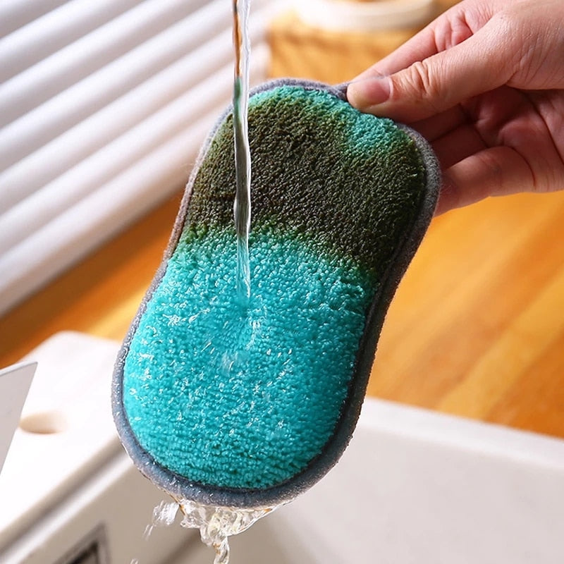 Double Sided Kitchen Cleaning Magic Sponge