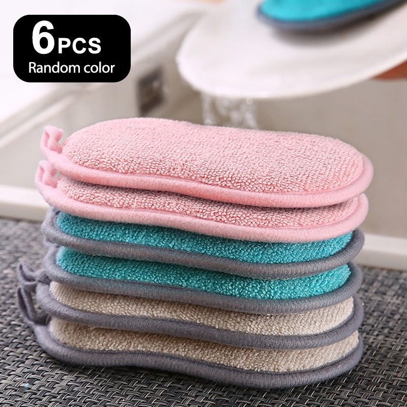 Double Sided Kitchen Cleaning Magic Sponge