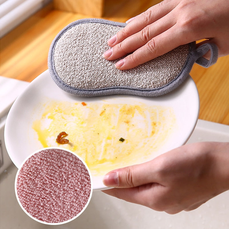 Double Sided Kitchen Cleaning Magic Sponge