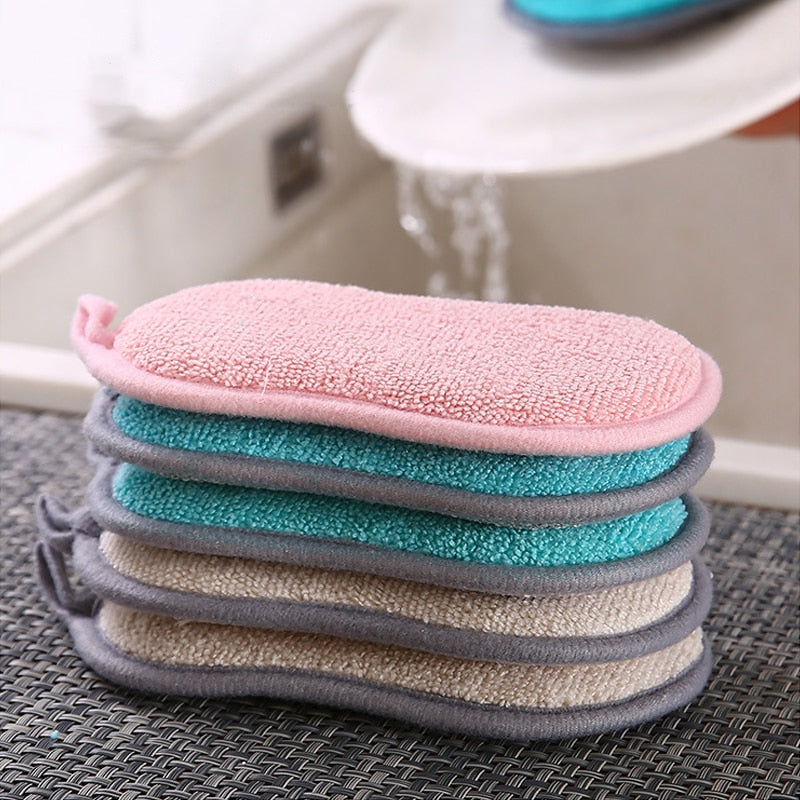 Double Sided Kitchen Cleaning Magic Sponge