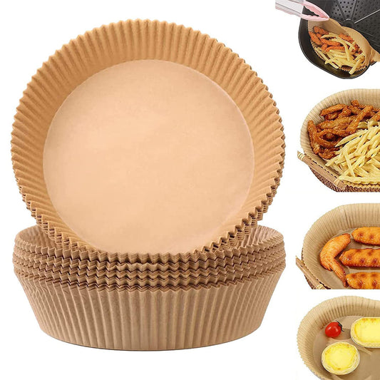 50pcs Air Fryer Disposable Non-Stick Paper Liner