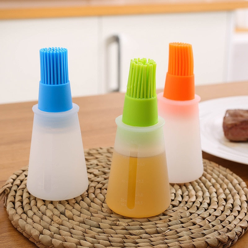 Silicone BBQ Oil Brush High Temperature Resistant Bottle